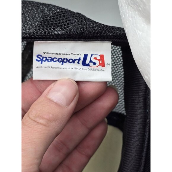 Deadstock NASA Space‎ Gold Leaf Black Snapback Trucker Mesh Hat Cap Patch Space - Picture 7 of 8